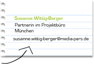 Visitenkarte Susanne